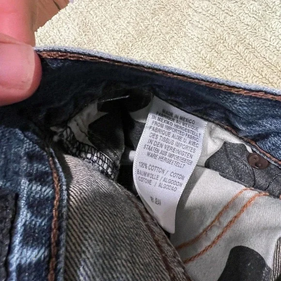 Lucky Brand Jeans Men's 30x30 Regular Size Black The Art Of Blue Jeans - Picture 8 of 8